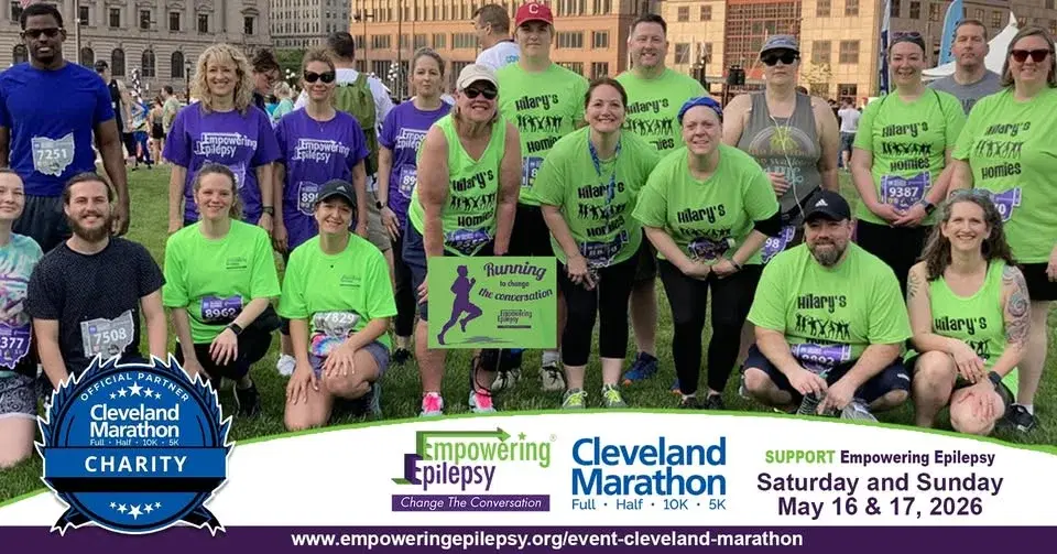 Empowering Epilepsy Team in the Cleveland Marathon