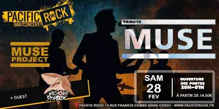 MUSE PROJECT (tribute MUSE) + guest VICIOUS SHARK (Rock cover)
