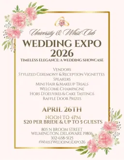 Wedding Expo- Timeless Elegance: A wedding showcase at University and Whist Club