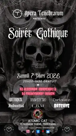 OPERA TENEBRARUM - Soirée Gothique (Paris)