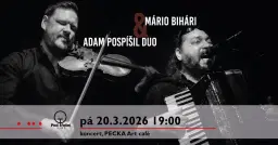 Mário Bihári & Adam Pospíšil DUO/koncert Pecka art café KLADNO
