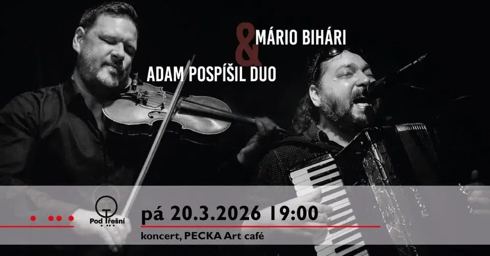 Mário Bihári & Adam Pospíšil DUO/koncert Pecka art café KLADNO
