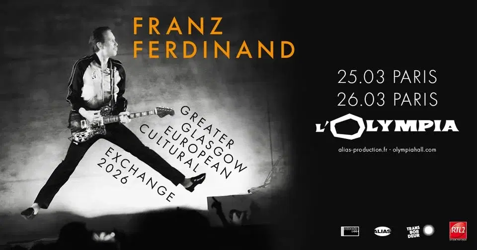 Franz Ferdinand · Paris - L'Olympia · 25 + 26 mars 2026