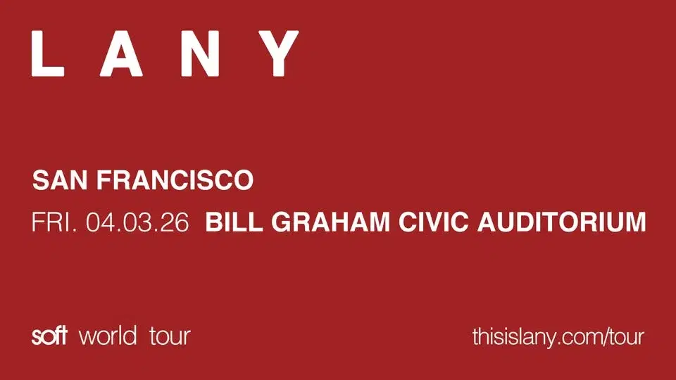 LANY at Bill Graham Civic Auditorium