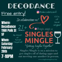 Singles Mingle @ DecoDance in SF