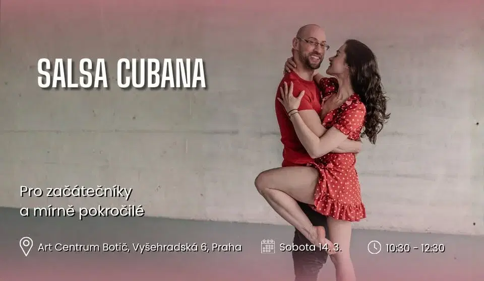đ„ Salsa Cubana - Sobota 14.3. | 10:30-12:30 Pro zaÄĂĄteÄnĂky a mĂrnÄ pokroÄilĂ©