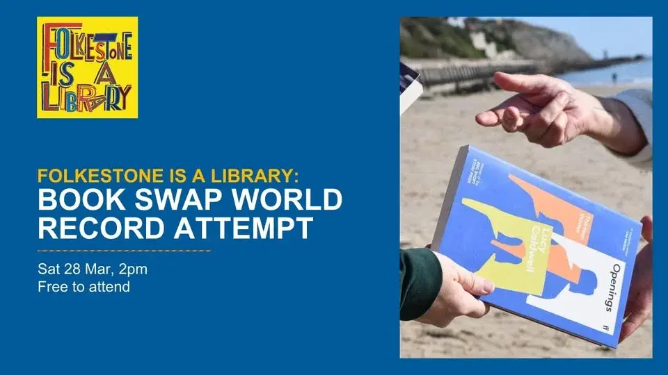 Folkestone is a Library: World Record Book Swap Attempt