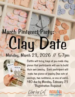 March Pinterest Party: Clay Date Jewelry *Registration Required
