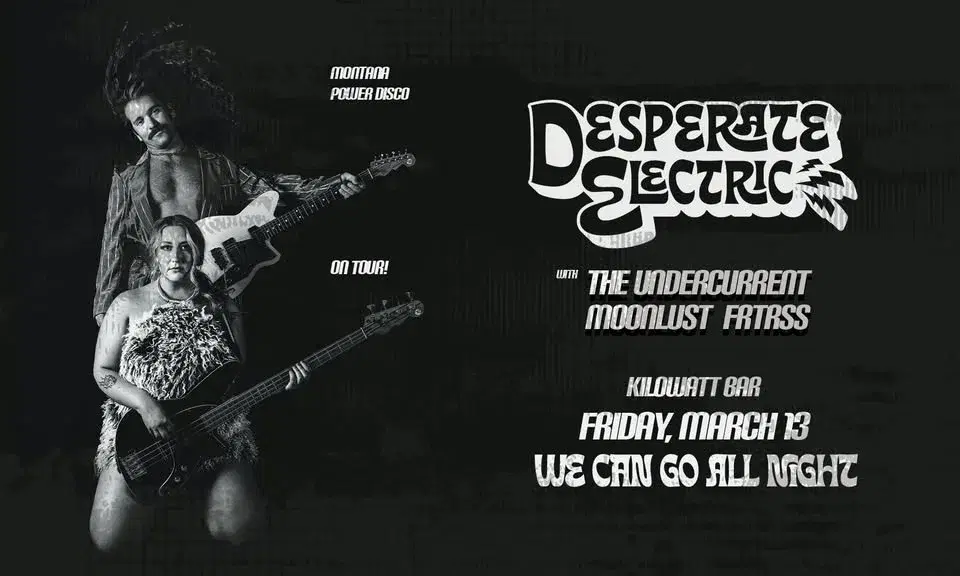 Desperate Electric, The Undercurrent, Moonlust and FRTRSS