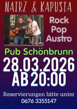 Nairz & Kapusta Pub Schönbrunn/28.03/20:00