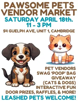 PAWSOME PETS VENDOR MARKET
