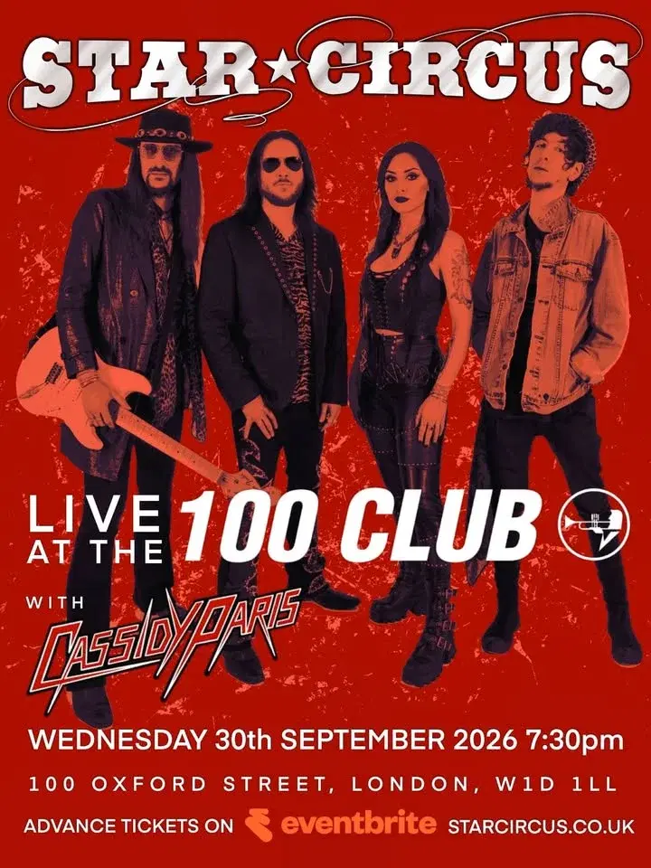 STAR CIRCUS at The 100 Club, London