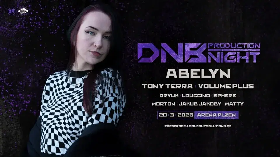 DNB Production Night w/ ABELYN & VOLUME PLUS - Arena Plzeň