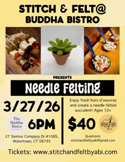 Succulent Needle Felting