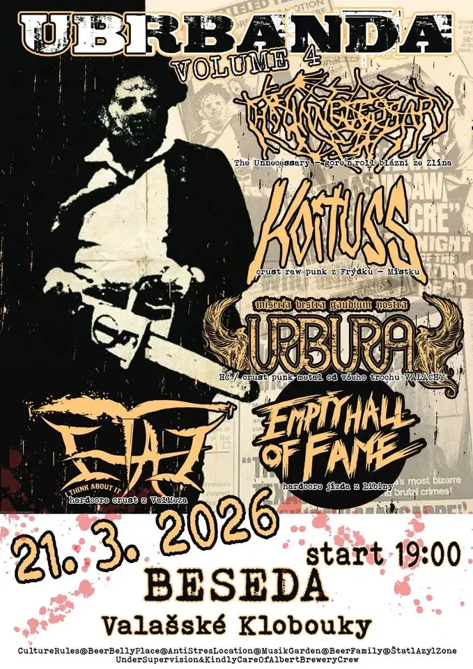 UBRBANDA vol. 4 - Křest split desky