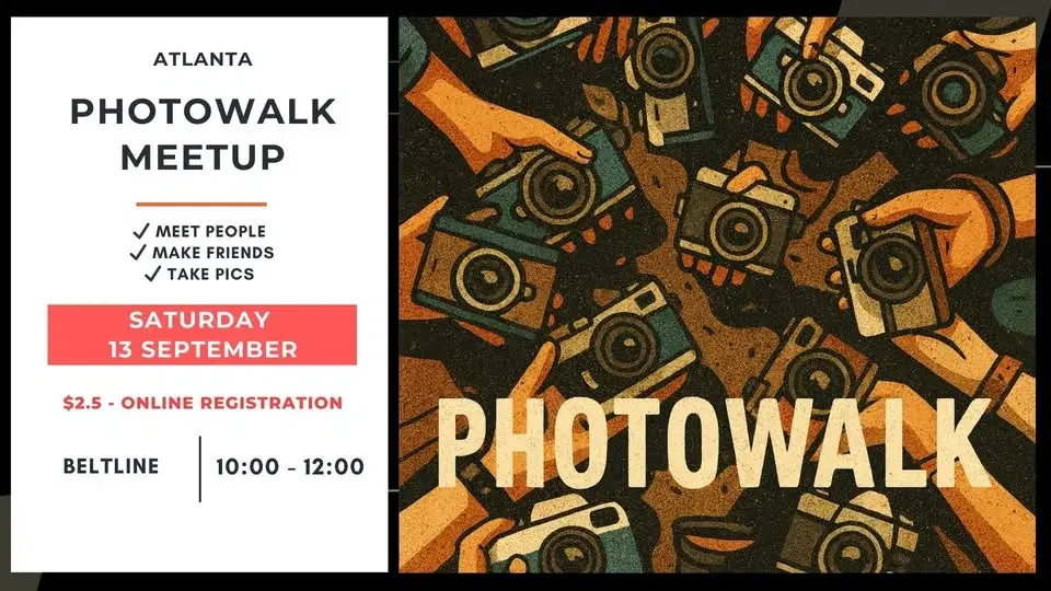📸 Make friends & Photowalk Meetup ($2.50 - Registration is mandatory)