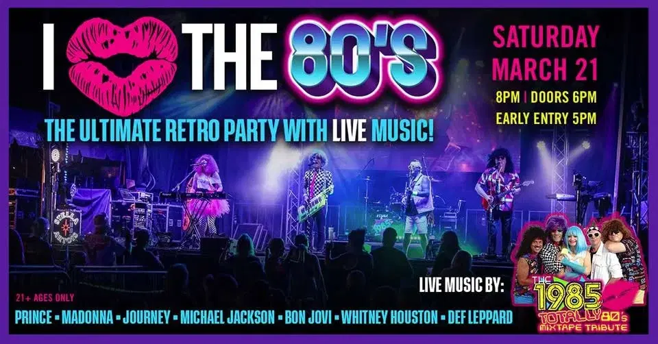 The 1985 - Totally 80's Mixtape Live at Jergels