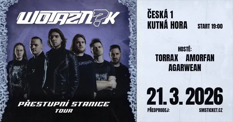 WOTAZNÍK + hosté: Torrax, Amorfan, Agarwean | PŘESTUPNÍ STANICE TOUR | Kutná Hora