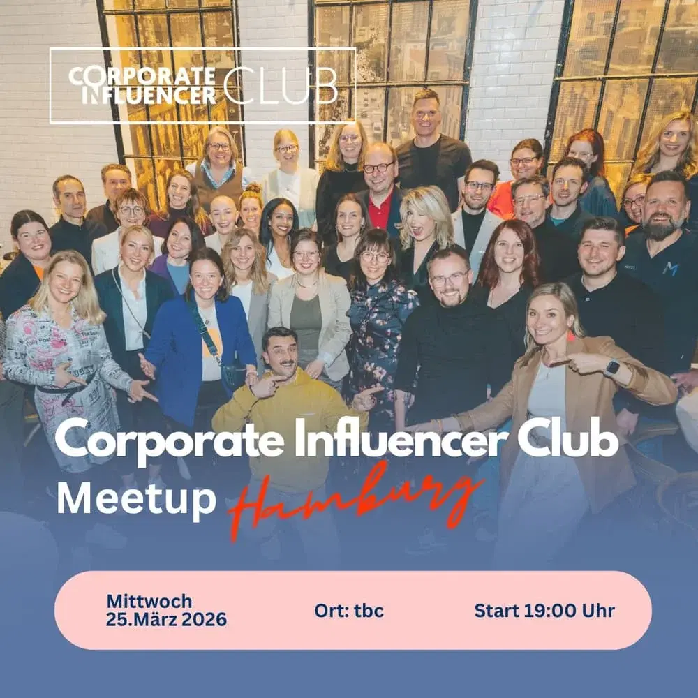 Corporate Influencer Club Meetup - Hamburg