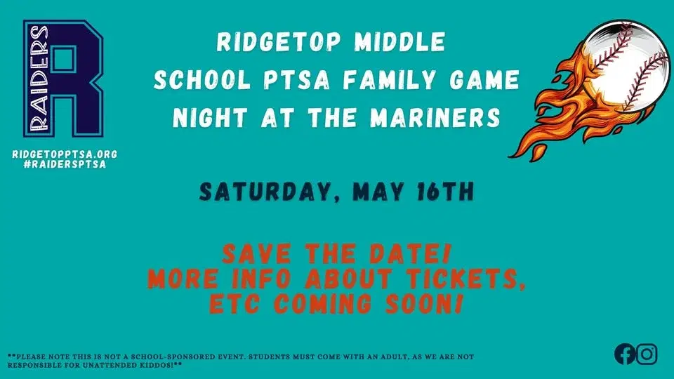 Ridgetop PTSA Night at the Mariners