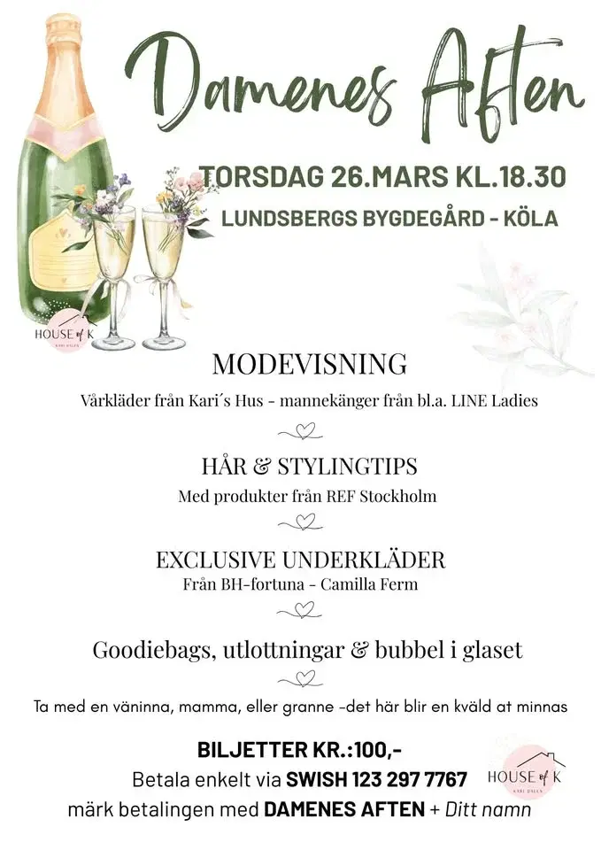 DAMENES AFTEN - Let the Spring begin đŒ