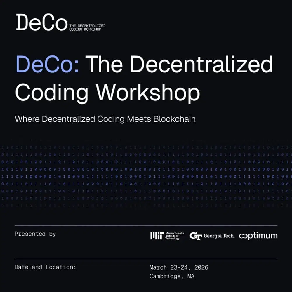 DeCo The Decentralized Coding Workshop