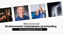 Oslo, 8. mai 2026: UndersĂžkelse og behandling av skulder