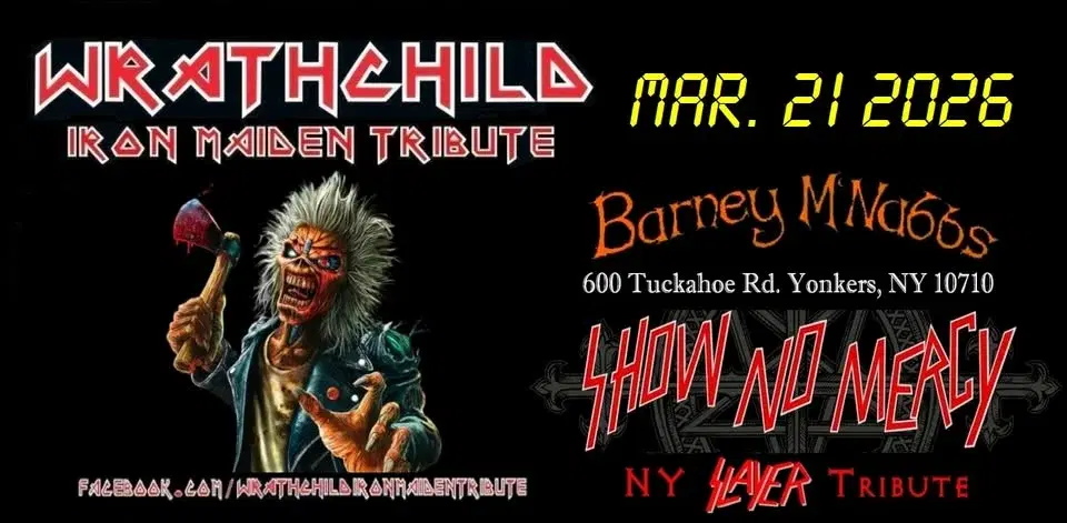 WRATHCHILD & SHOW NO MERCY @ Barney McNabbs