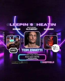 Sleepinischeatin with Tom Zanetti - Sheffield 28th of February