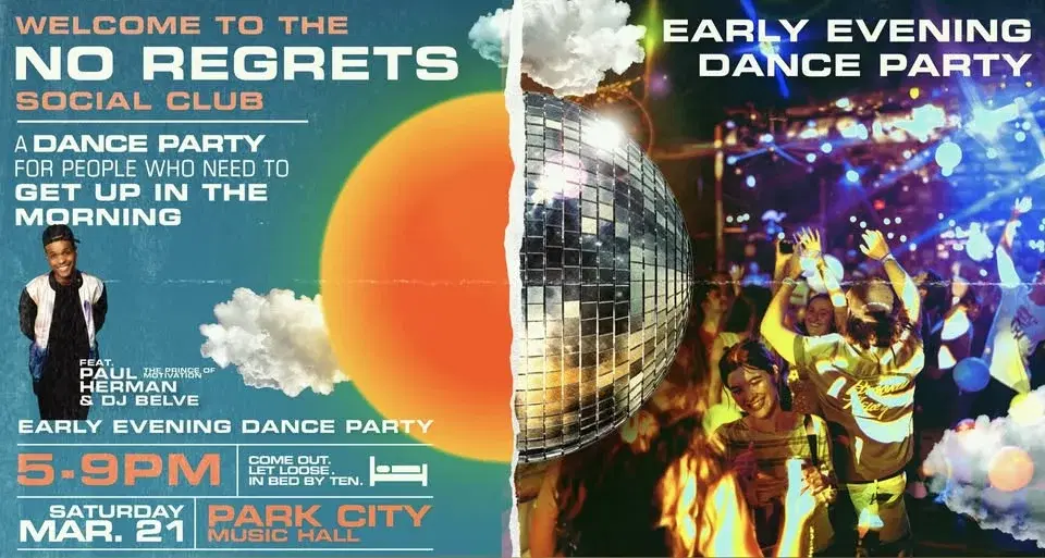 No Regrets Social Club: Early Evening Dance Party ft. Paul Herman & DJ Belve