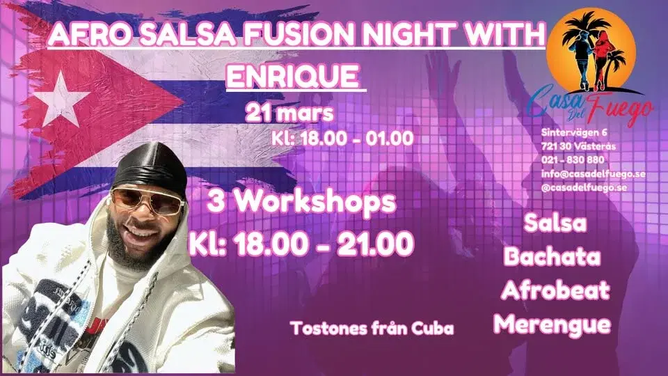 Salsa Fusion Night With Enrique