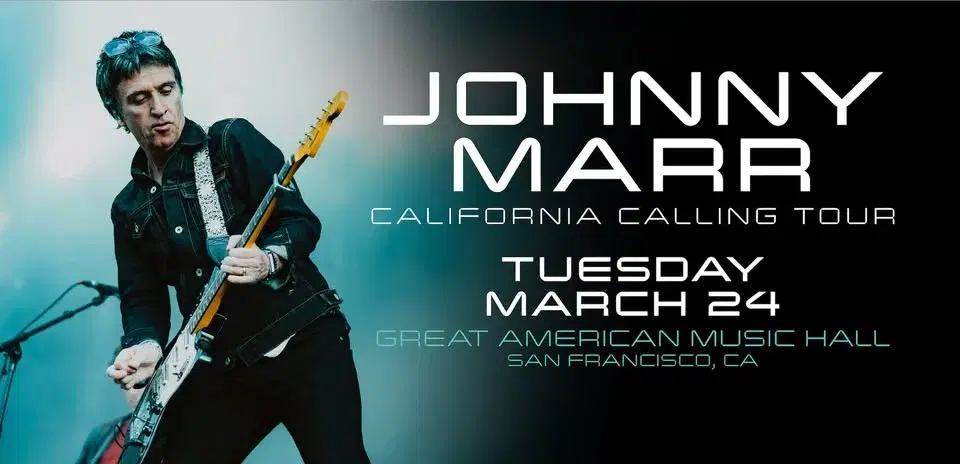 Johnny Marr - California Calling Tour