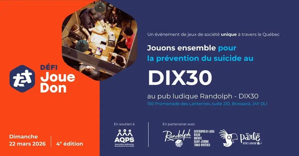 Défi Joue Don - Pub ludique Randolph DIX30