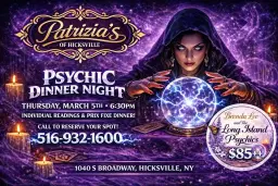 🔮 Psychic Dinner Night at Patrizia’s of Hicksville 🔮