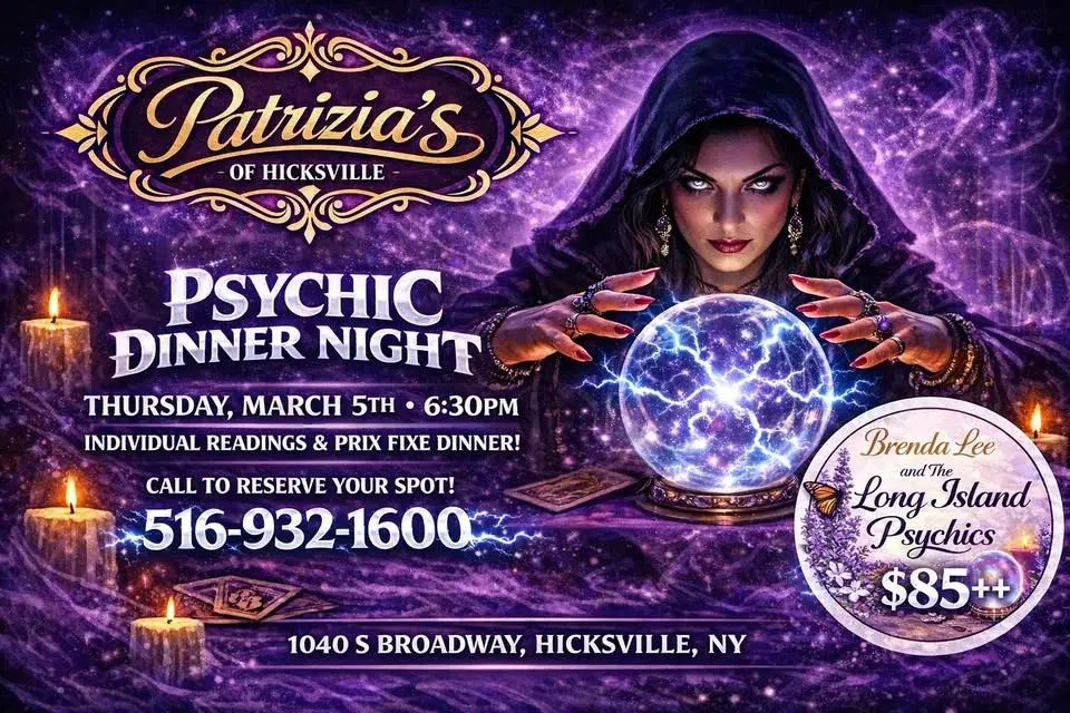 đź Psychic Dinner Night at Patriziaâs of Hicksville đź