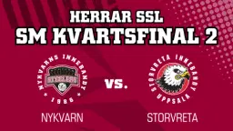 SM Kvartsfinal 2 - Nykvarn vs. Storvreta IBK