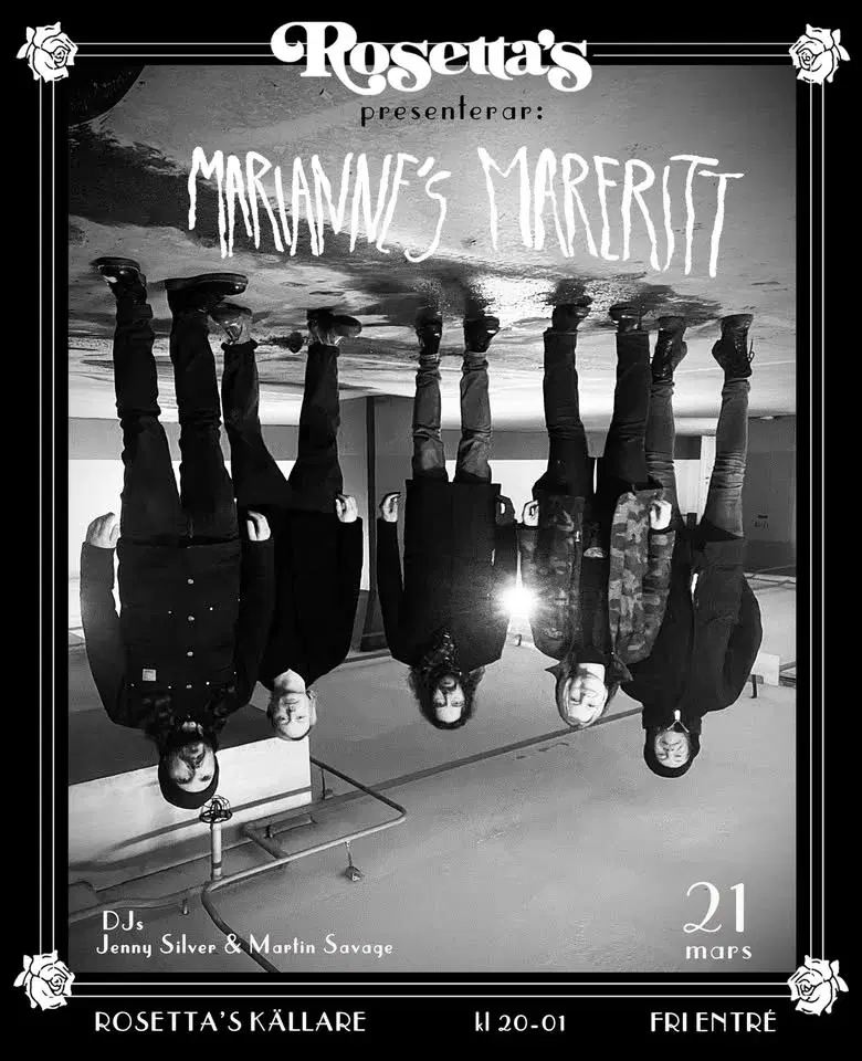 Marianne´s Mareritt till Rosetta´s källare 21 mars