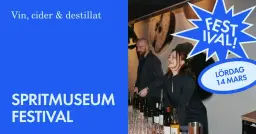 Spritmuseum festival: vin, cider & destillat