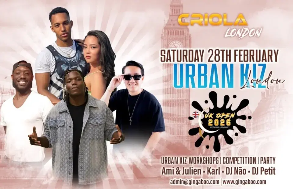 Urban Kiz London | Criola London Workshop & Party | UK Open Urban Kiz Qualifiers
