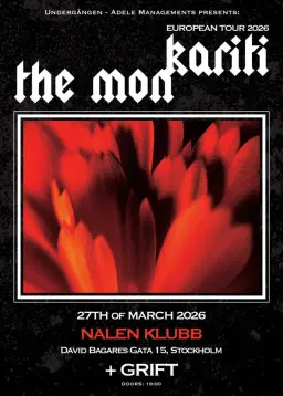 Undergången premiär: The Mon (IT) + kariti (RU/IT) + Grift (SWE)