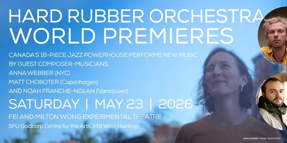 Hard Rubber Orchestra presents Three World Premieres by Webber, Choboter and Franche-Nolan