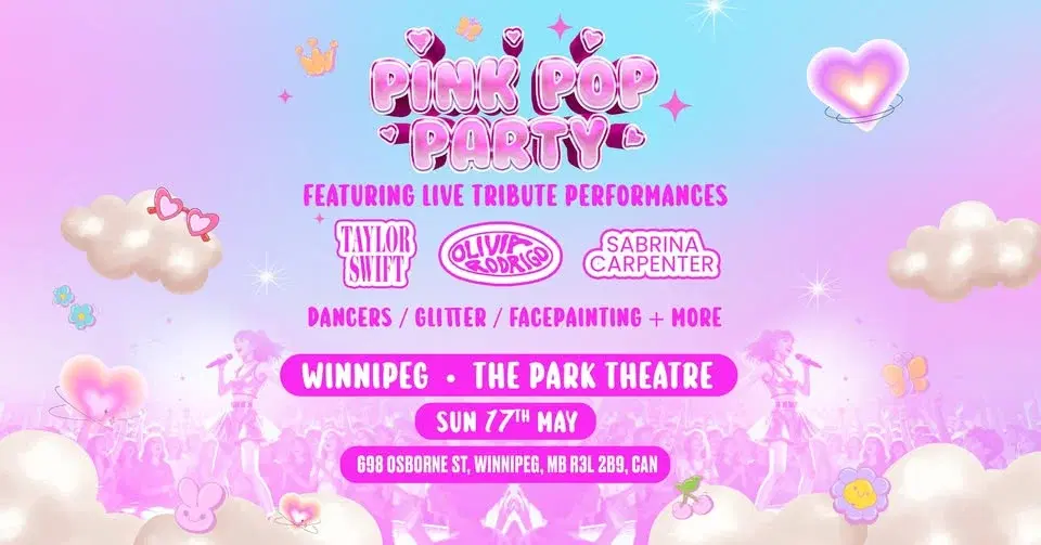 The Pink Pop Party Is Coming To Winnipeg!