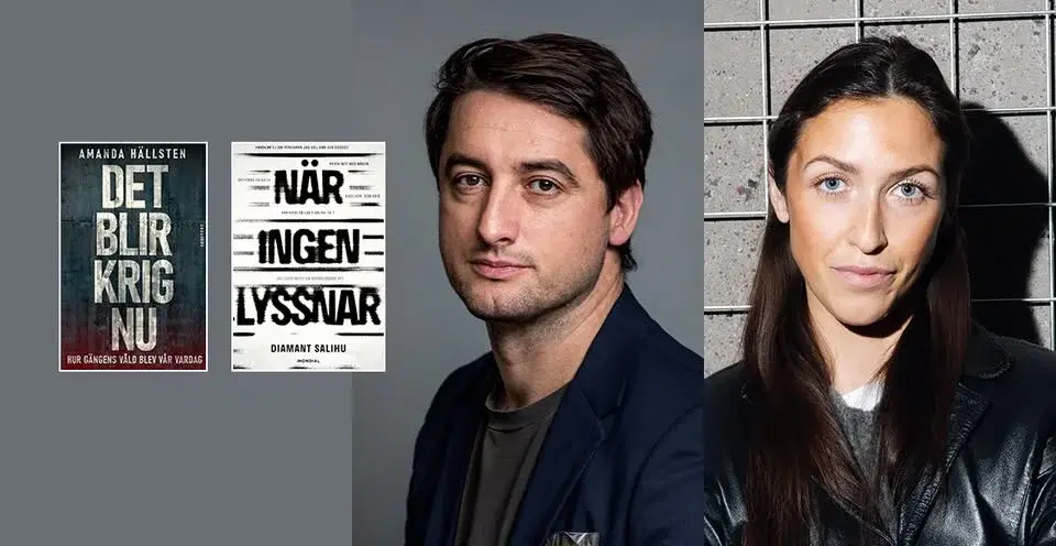 Diamant Salihu och Amanda Hällsten – Att skriva om gängen