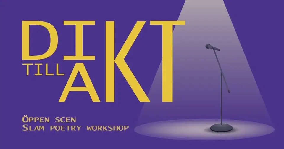 Poesiworkshop och öppen scen