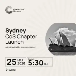 Sydney Chief of Staff Network Chapter Launch