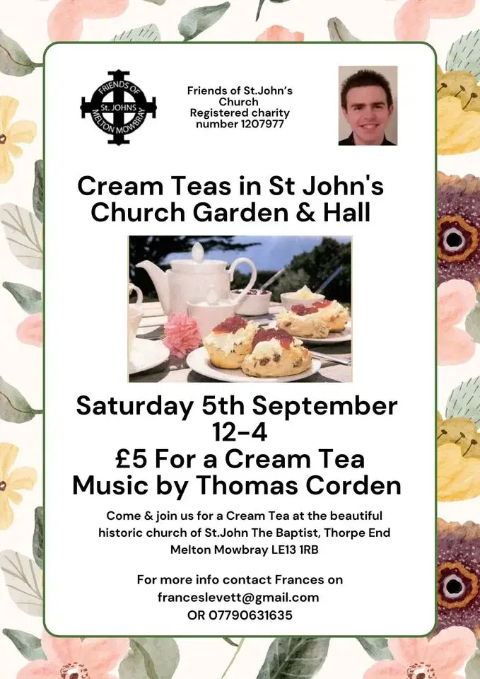 Cream Teas @ St John's Church & Hall