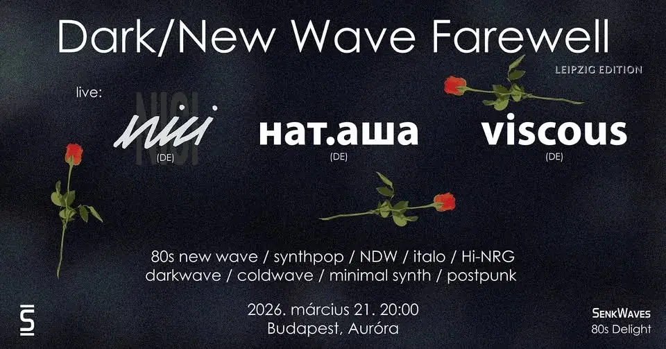 Dark/New Wave Farewell - Leipzig Edition: Nici (DE), Нат.ашa (DE), Viscous (DE) @ Auróra