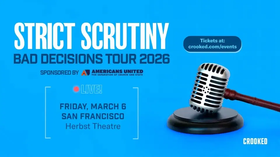 Strict Scrutiny – Bad Decisions Tour at Herbst Theatre