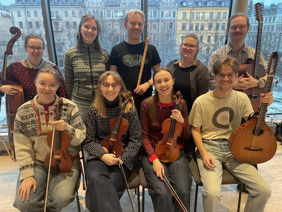 Danskväll med folkmusikstudenter från Kungliga Musikhögskolan