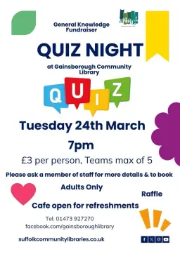 V4GCL fundraising Quiz Night